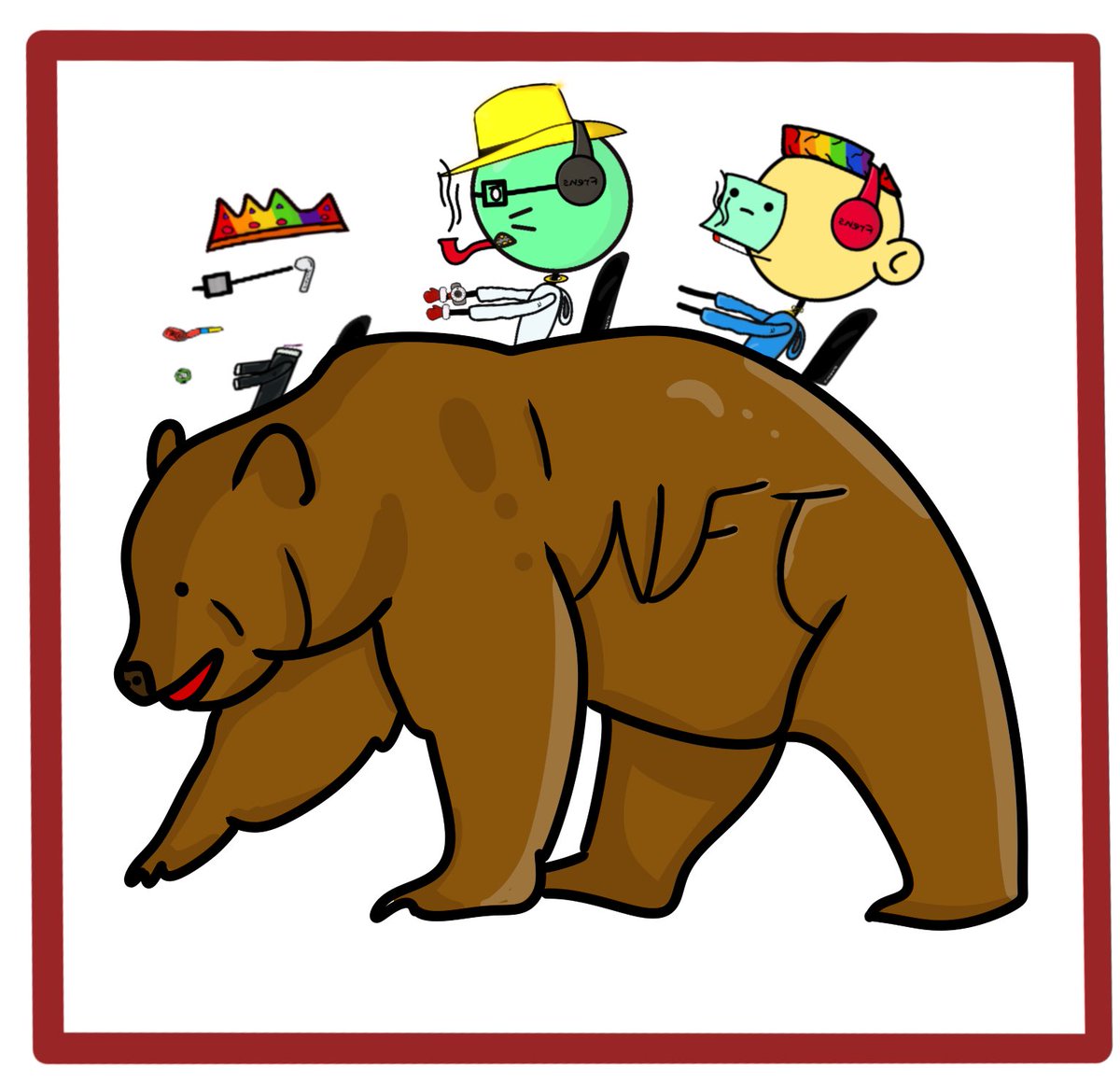 Anyone else worried about this #NFT bear market we are in right now?  It sucks, but we will get through it together.  If you have some xtra #ETH laying around, now is the time to take advantage.  We aren’t going anywhere and will ride it out with you! #NFTCommmunity #frenscrew