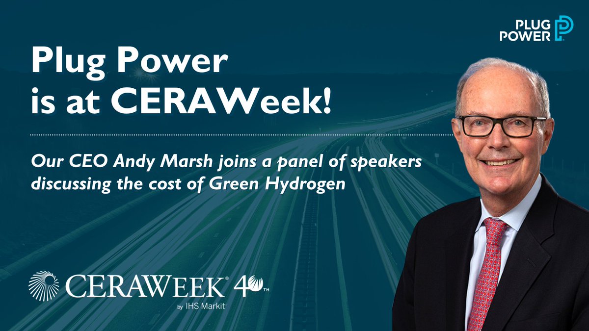 Tomorrow at <a href="/CERAWeek/">CERAWeek</a> 2022, CEO Andy Marsh will join leaders from <a href="/SPGlobal/">S&P Global</a>, <a href="/FortescueFuture/">Fortescue Future Industries</a> and Bakken Energy for a panel where they'll address the cost of low-carbon hydrogen and the hurdles to bringing it down. Learn more: bit.ly/3hQFe4s
