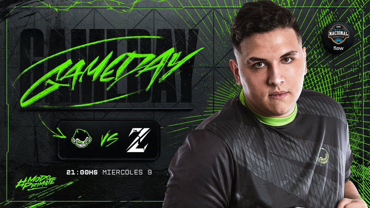 primateclan's tweet photo. ¡SE VIENEN LAS SEMIFINALES! 🔥
Nuestros Primates de #LoL enfrentan una serie clave en los #CircuitosNacionales de @LVPar 🌶
⏰ 21 horas, Argentina. BO3.
🆚 #SevenLight (@Olympus_ltg)
📹 @rengarsitoo, https://t.co/XOe7pbGBxt
#ModoPrimate 🦍 https://t.co/503jhW2Wqe