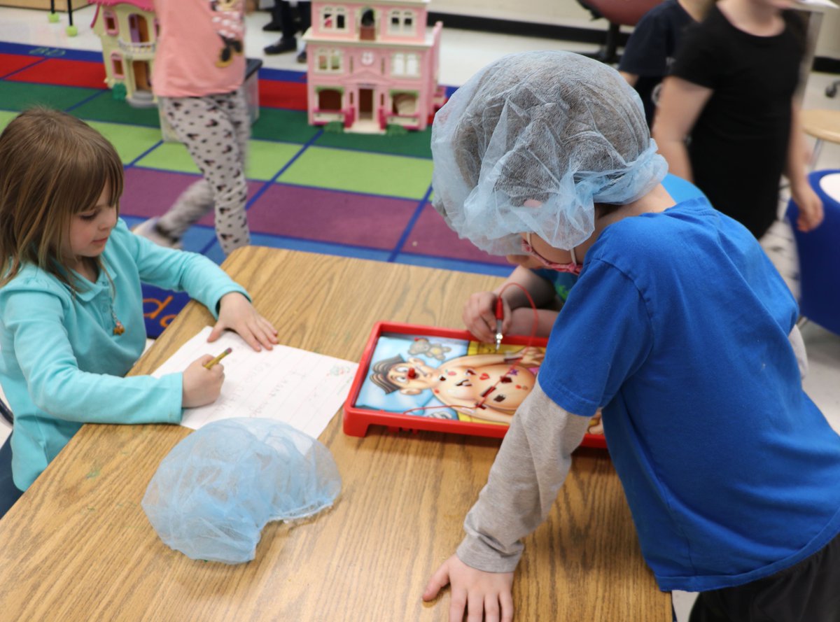 WestChesterASD's tweet photo. Is there a doctor in the Howse? At Mary C. Howse there are plenty of kindergarten "doctors" engaging in purposeful play to build vital skills while also having plenty of fun!
Superintendent Dr. Sokolowski even stopped by for a check up! #WCASD #WCASDEducates https://t.co/92StaT1FjO