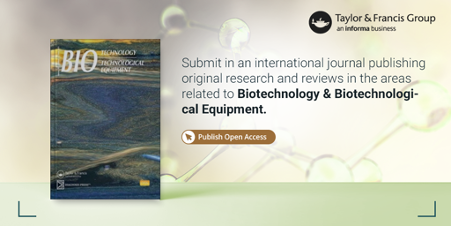 tandfbiosci's tweet photo. Looking to make an impact with your biotechnology & biotechnological equipment research? The journal provides valuable information in #Biotechnology, #Nanobiology, #Bioinformatics, and #Bioeconomics.
#PublishYourResearch @ https://t.co/i82OE6lA68 https://t.co/kOQ9Yti63W