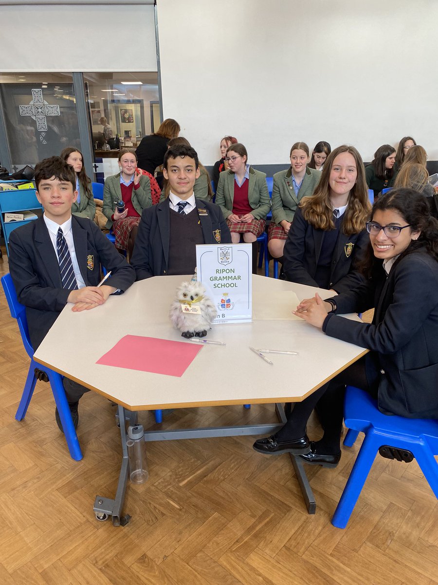 RGSLib1's tweet photo. Well done @RiponGrammarSch! What a fun night celebrating #readingforpleasure. One team came 3rd and the other 5th! 👏🏻👏🏻👏🏻 https://t.co/hegcju4PaR