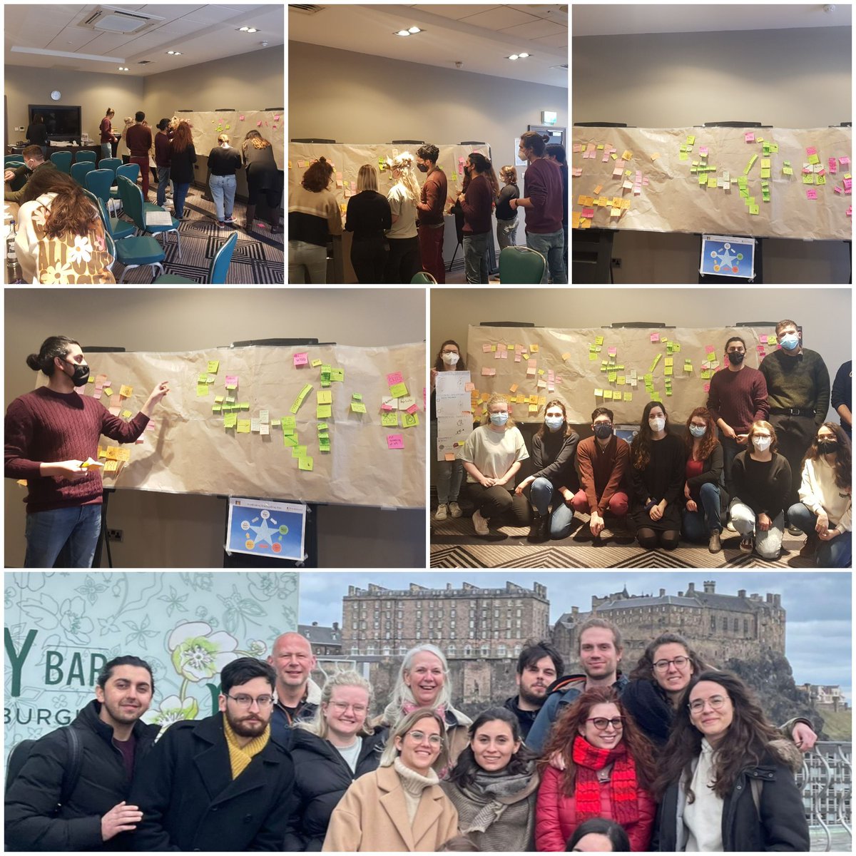 Helen_Williamso's tweet photo. Day 3 Amazing self organising and team effort project mapping the interconnections of NanoCarb work packages. Great purpose context setting. Also getting to understand SIPOC! Rewarded with views of Edinburgh from the Sky bar. #NanoCarb #Ludger #HorizonsUnleashed https://t.co/4kzGwaUY4Q