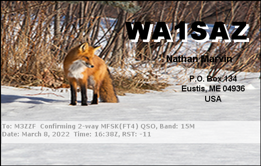 ukradiom3zzf's tweet photo. A Selection from my E-QSL inbox this evening, bands have been in pretty good shape to across the Pond.
Thanks to all these contacts .
#hamradio #hamr #amateurradio #digimodes #ft4 #ft8 #alwaysqsl #m3zzf π»π»πΆπ https://t.co/9hXLvnZzez
