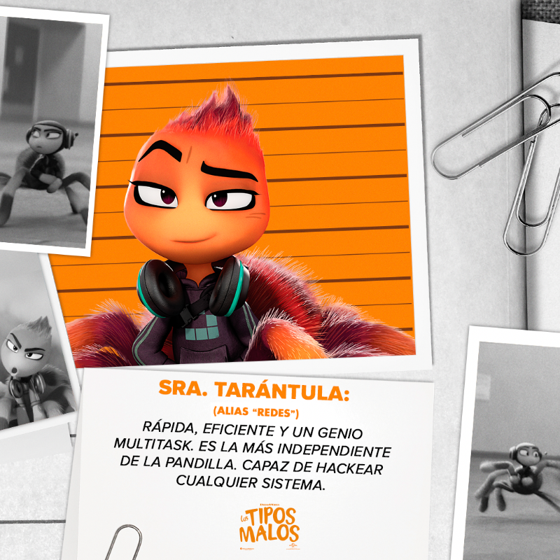 Ellos son los miembros de la banda, ten cuidado, son capaces de matarte... de risa.  #LosTiposMalos, 17 de marzo solo en cines.