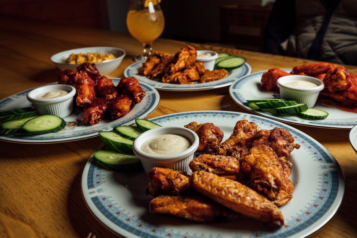 Ever had wings that took a nice long soak in the smoker before they got fried? No? Well you're missing out! 🍗 After spending several hours in the smoker, these wings are like no other you've had before! #yeg #yegfood