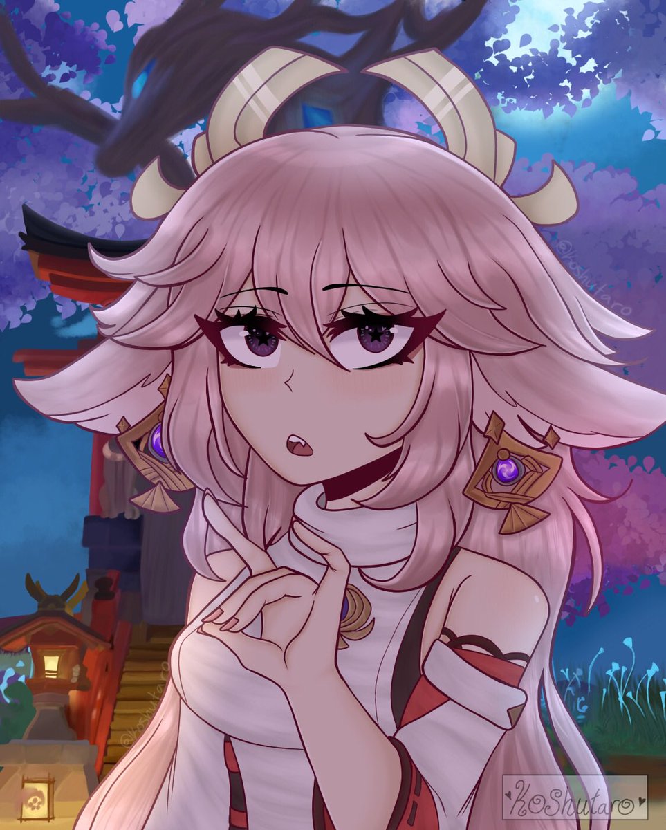 Koshutaro's tweet photo. Some Yae Miko fanart since why not
#YaeMiko #GenshinImpact https://t.co/pcUj7Ndnwq