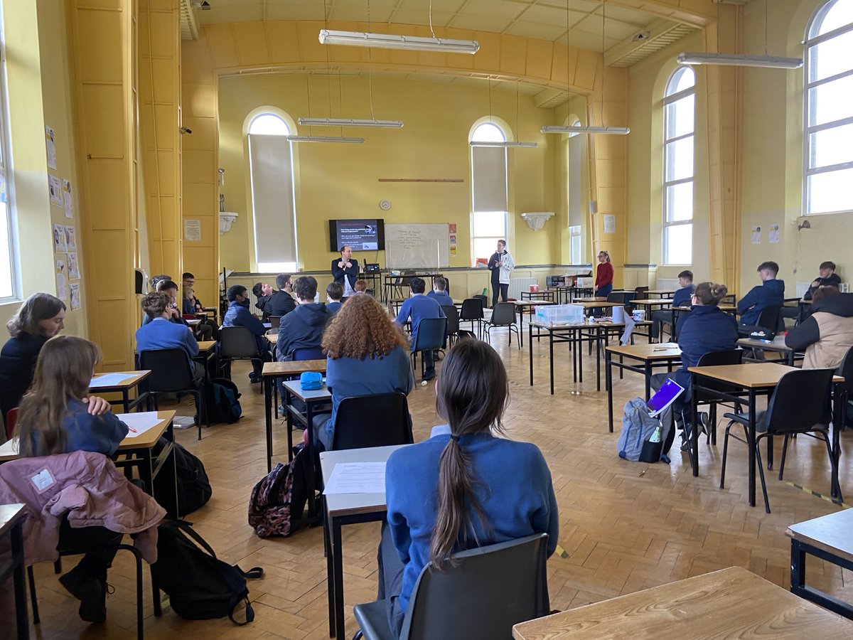 Thanks so much to Tara, Sophie, Mark and Robert from <a href="/SOPHiaPhysics/">The SOPHia Project</a> for their Workshop with our third year student promoting physics and women in STEAM. They all really enjoyed really themselves and have gained loads of insight to what a physicist really is.