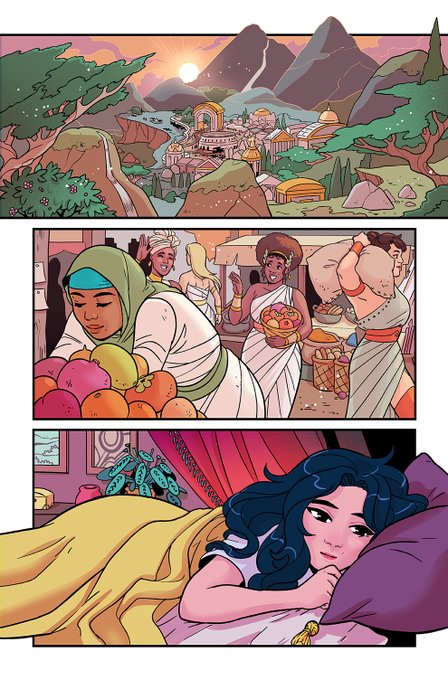 I love drawing this world so I hope you join us on the Young Diana ride again! 