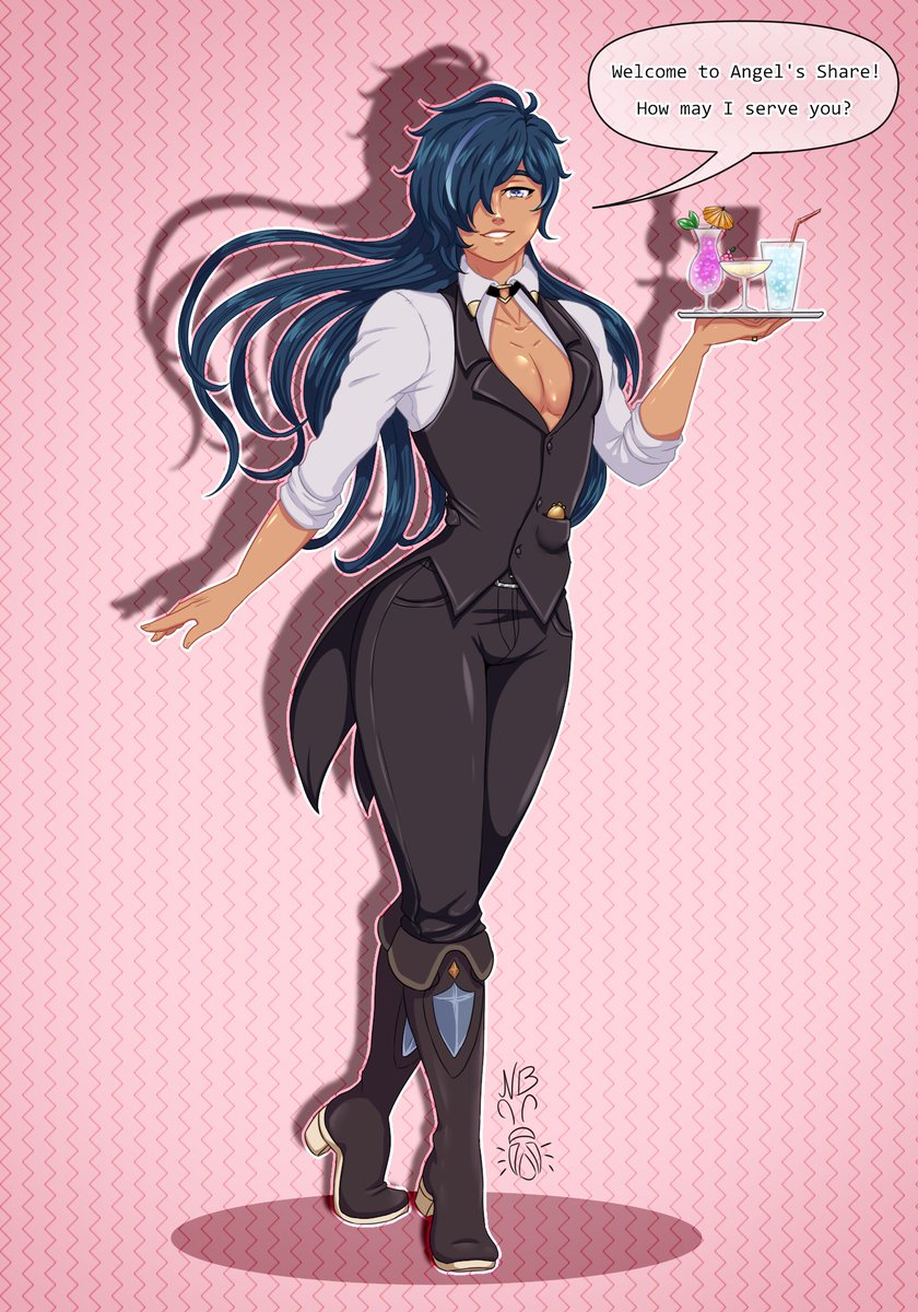 narubuki's tweet photo. During the barista event, Sir Kaeya will be your bartender!
Would you like to place your order?🍹

#Kaeya #GenshinImpact https://t.co/inYX87iI66