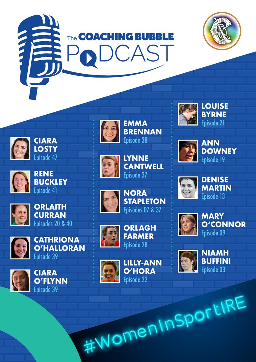Thanks to all the Women over the past 4 seasons who joined us on <a href="/BubbleCoaching/">TheCoachingBubble</a> 

Brilliant learnings &amp; insights from all 
Listen here⬇️
🎧linktr.ee/TheCoachingBub…

Hope you all have a nice 
#WISWeek2022 
#WomenInSportIRE