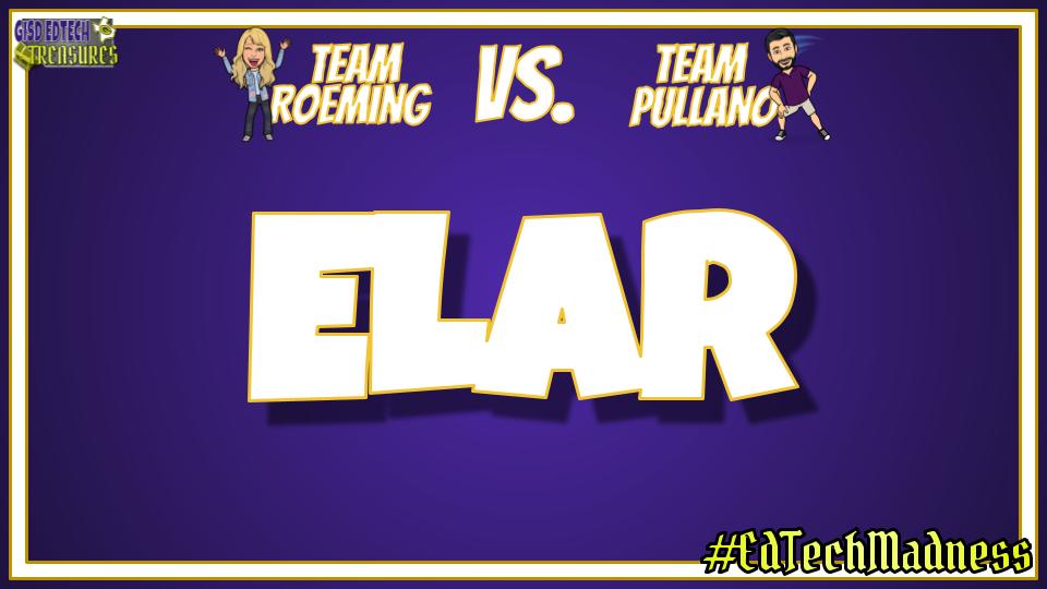 Today's #EdTechMadness Showdown is the Preferred "ELAR Tool"! 

<a href="/Newsela/">Newsela</a> (#TeamRoeming) vs Student Blogging with <a href="/GoogleForEdu/">Google for Education</a> Sites (#TeamPullano)
 
Cast your vote for your preferred resource! Tomorrow we will do another random giveaway to a luck voter! sites.google.com/granburyisd.or…