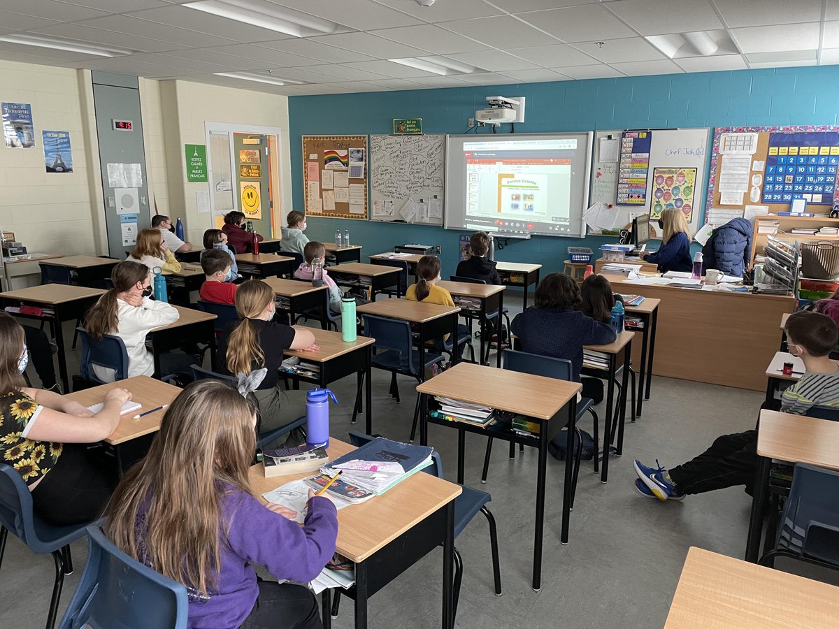 JuniperRidgeNL's tweet photo. Thanks to Paul French and Craig Moores from Rovers Search &amp; Rescue for the ice safety presentation today! Keeping students safe! @RoversSAR https://t.co/MoxfyqqcNN