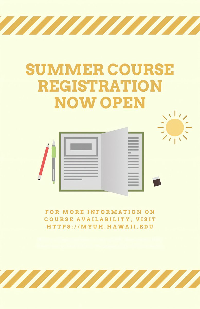 English majors and minors! Interested in taking a summer course? Both class availability AND course registration are now live. Head over to STAR to register!

#ExploreUHM
#UHMEng
#WhyStudyEng
#books
#writing
#hawaii