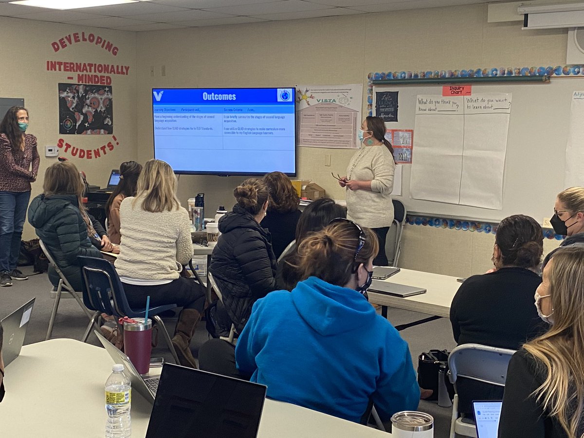 multilingualVi1's tweet photo. @VistaBlueprint GLAD PD for our elementary teachers. More than 60 educators learning about effective and engaging language acquisition strategies. https://t.co/FuOfANd36h