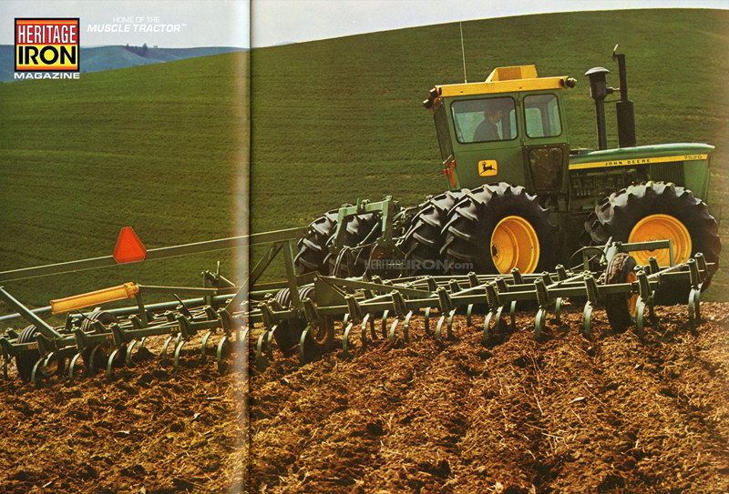 HeritageIronMag's tweet photo. “The trend toward larger farm tractors such as this 4WD 175-hp model has accelerated as farmers seek to increase their food & fiber production to meet rising world demands for agricultural products.”-Deere & Co Annual Report 1973 #WayBackWednesday #TractorHistory #MuscleTractors https://t.co/dqYFzbjITh