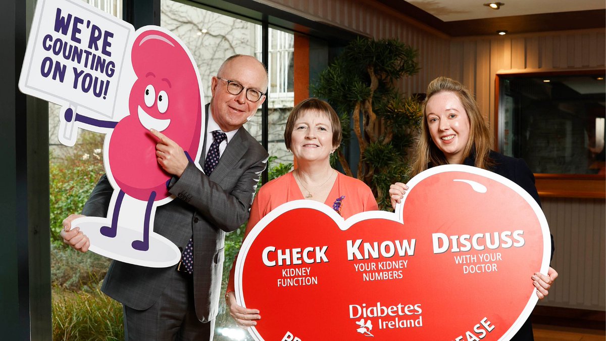 It’s #WorldKidneyDay! 1 in 10 people have Chronic Kidney Disease. We have teamed up with our friends at <a href="/Diabetes_ie/">Diabetes Ireland</a> to highlight the importance of getting screened regularly. Find out more: ika.ie/kidneyhealth

#WorldKidneyDayIRL