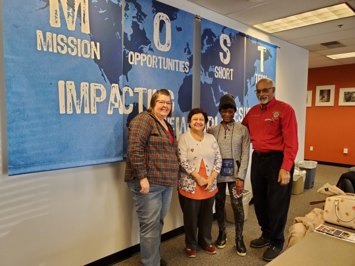 MOSTMinistries1's tweet photo. Members of the Lions Clubs of Metro Detroit recently came to MOST's Mission Center in Ann Arbor to tour our facilities, volunteer, and drop off donated eyeglasses. We are blessed by their support! Visit our website if you are interested in donating eyeglasses or taking a tour. https://t.co/9XZEWpg1Dw