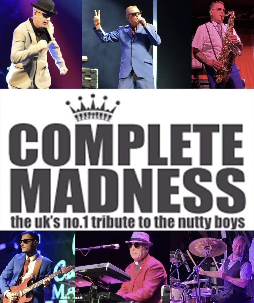 Complete Madness (the nutty boys) are coming to G-Fest 2022. Welcome to the House of fun boys, Garforth can't wait to welcome you  #ska #Garforth #tributetomadness #familyfun #musicfestival