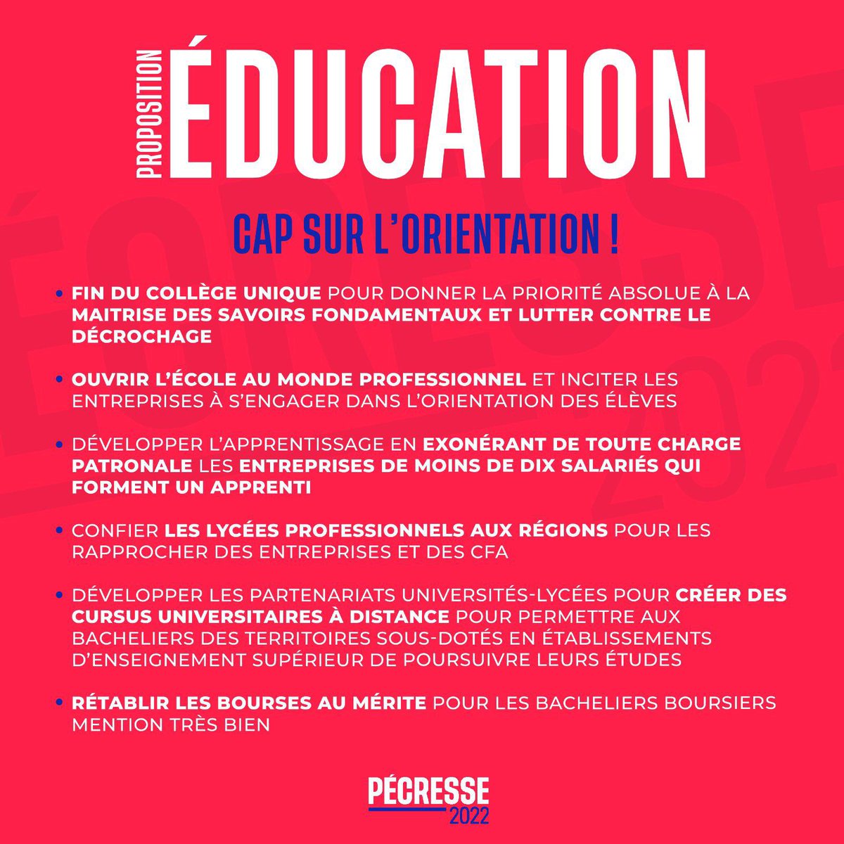 ADublanche's tweet photo. #Pecresse2022 #Education #LaFabriqueDeLaFrance https://t.co/vRloSXCuGQ