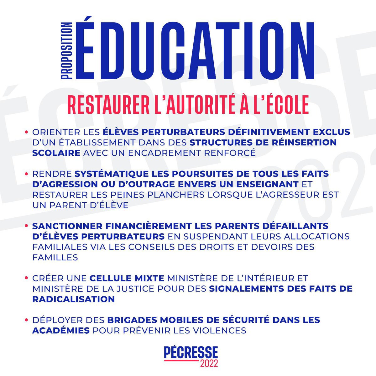 ADublanche's tweet photo. #Pecresse2022 #Education #LaFabriqueDeLaFrance https://t.co/vRloSXCuGQ