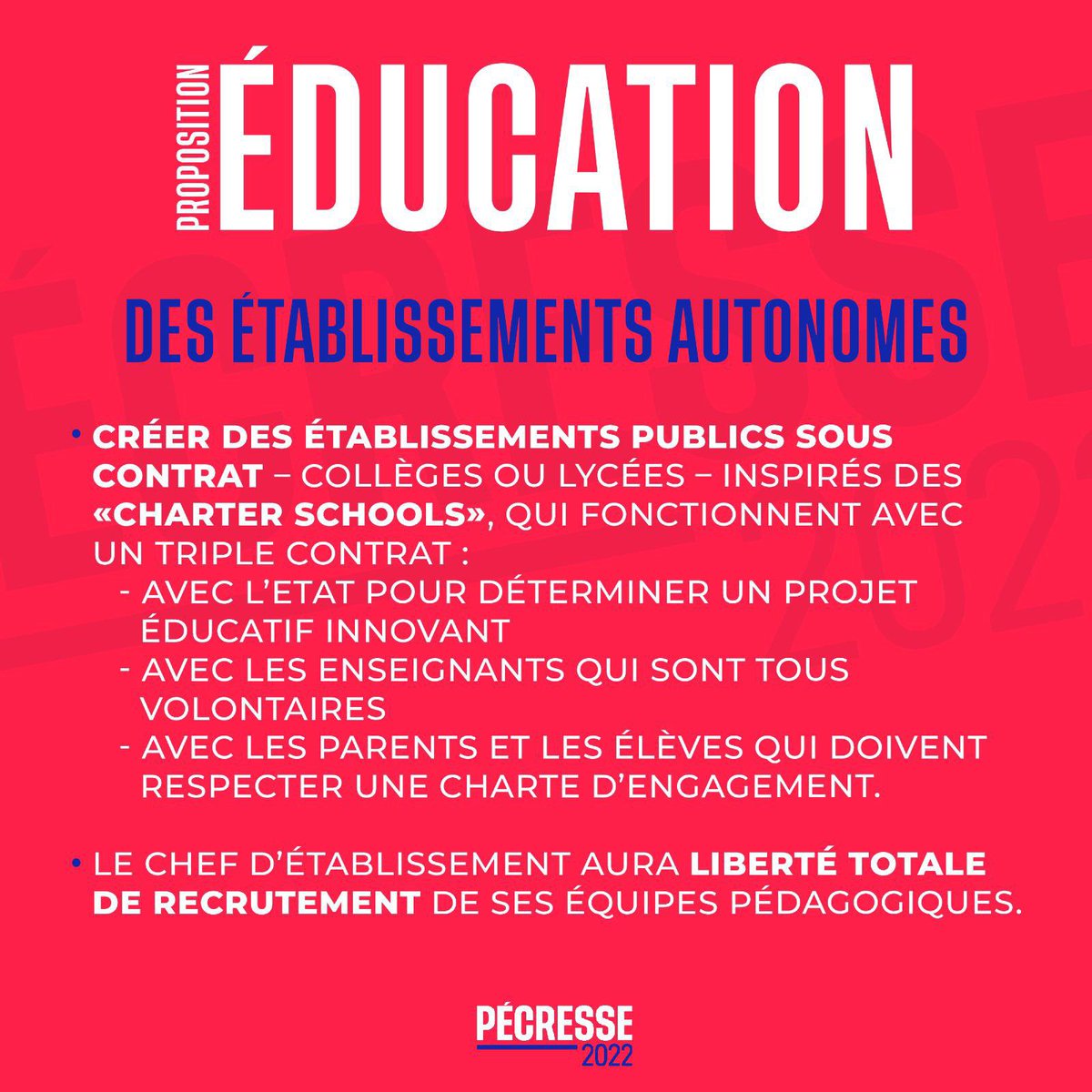 ADublanche's tweet photo. #Pecresse2022 #Education #LaFabriqueDeLaFrance https://t.co/vRloSXCuGQ