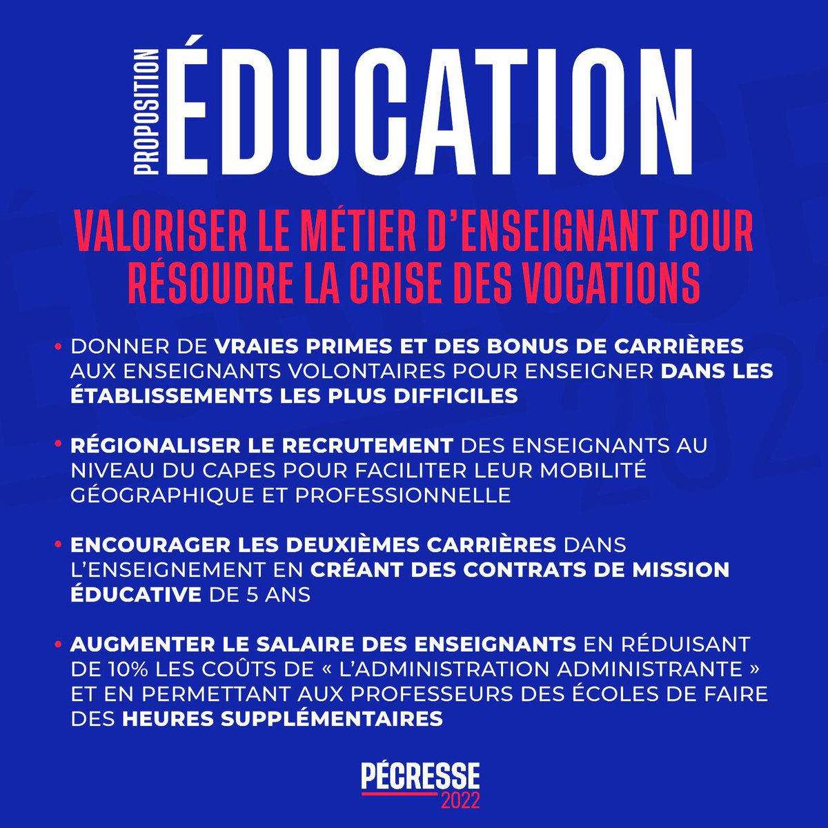 ADublanche's tweet photo. #Pecresse2022 #Education #LaFabriqueDeLaFrance https://t.co/vRloSXCuGQ