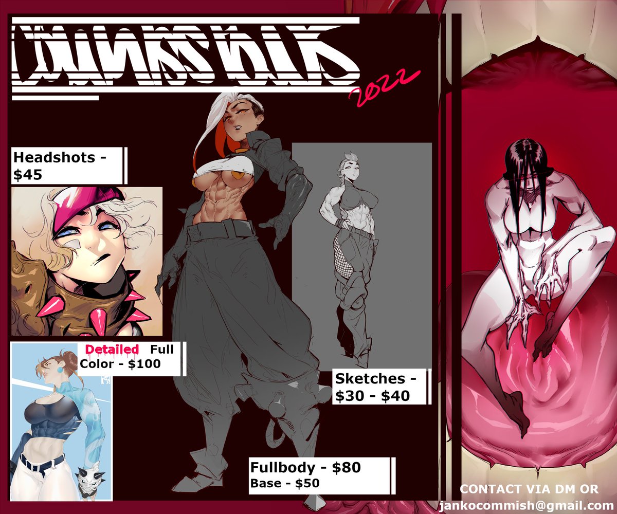 Jankojaro's tweet photo. New commission sheet since that last one was around 3yrs old XD https://t.co/k5HZ9oP1b0