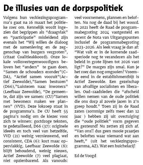 DCinZeewolde's tweet photo. Nog een #inwoner #Zeewolde die totaal niet content is met de gang van zaken in de lokale #politiek: maakt gehakt van alle mooie praatjes in deze #verkiezingstijd over #samen #inverbinding #oudepolitiek etc.
Één grote #lokroep, haaks op de realiteit.
#datacenter #Zeewolde #GR2022 https://t.co/V7E0sbEHL2