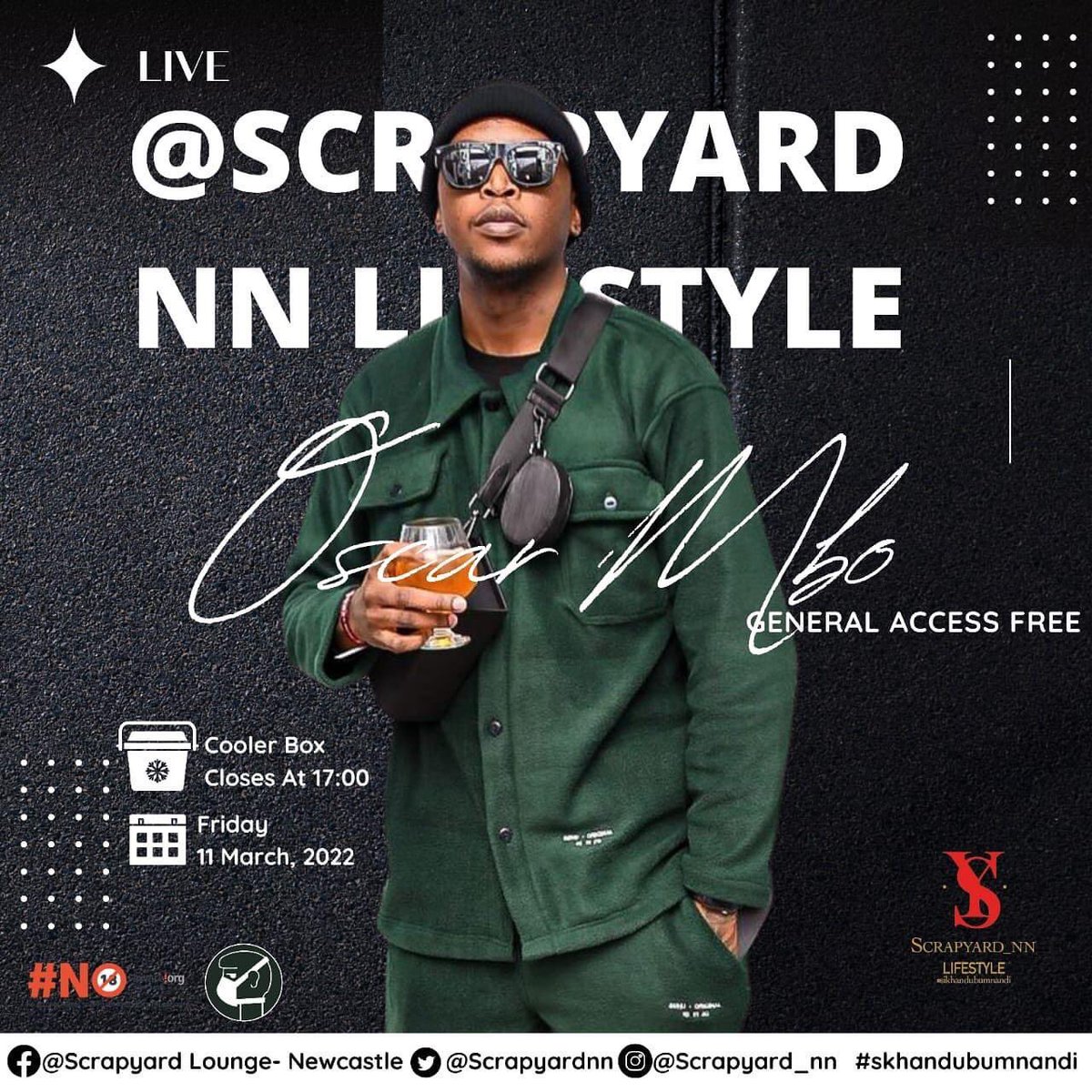 ScrapYardNN's tweet photo. Monate Friday with Oscar Mbo 11/03

General Access Free

Coolerbox closes at 17:00 https://t.co/uJvVDwgi35