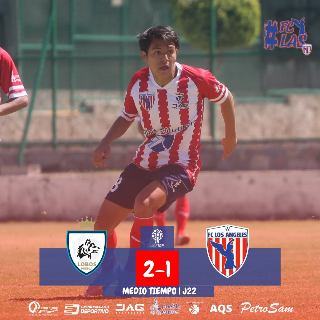 FCLosAngelesMx's tweet photo. ⏰ 45’00 Medio tiempo en la casa de los extintos Club Lobos BUAP Oficial⌚️

Nos vamos al descanso con desventaja 😞🤙

#FCLAS🔴⚪️ https://t.co/2HDgl3qYeB