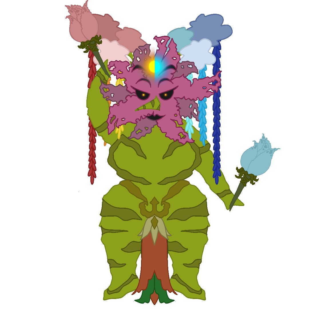 Twinvora's tweet photo. Here’s the Koroks I did for @ZeldaCreators #MarchoftheKoroks
A Carrok, Kotake and Koume based korok, and a Twinrova korok.
Also idk why the background isn’t transparent😩😩
#BOTW #Korok #ZeldaTwtKorokDay #Twinrova #Kotake #Koume #OOT #BreathoftheWild #ocarinaoftime https://t.co/fV3obWFiZp