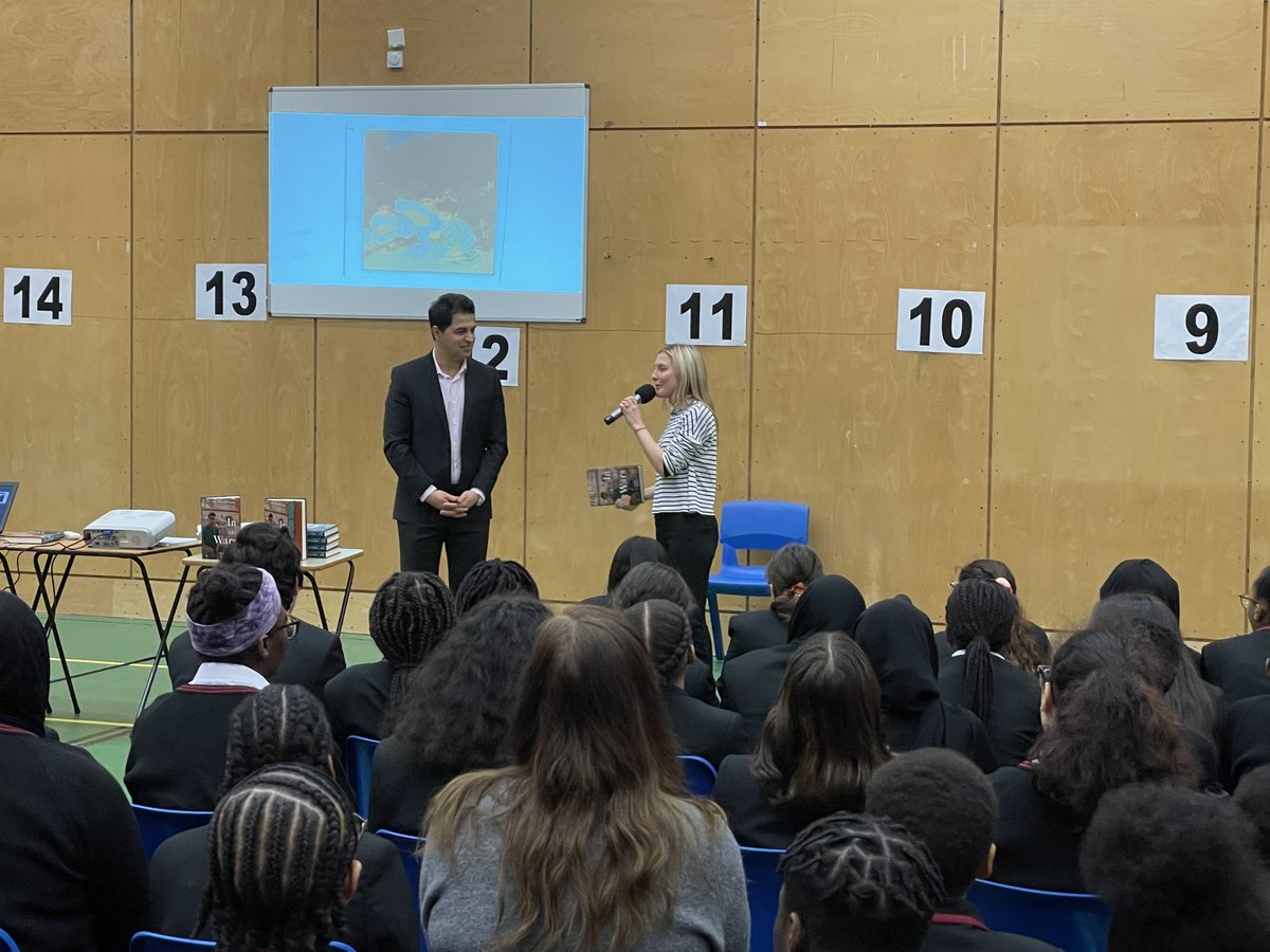 LBTS_SCHOOL's tweet photo. What an amazing day for LBTS! Thank you so much to @TransworldBooks for organising a fantastic day of speakers and workshops for our students. @EricDCollins, Zara Bartels &amp; @DrWaheedArian  - you were all a true inspiration to our students today! https://t.co/zUpHlzDxAq