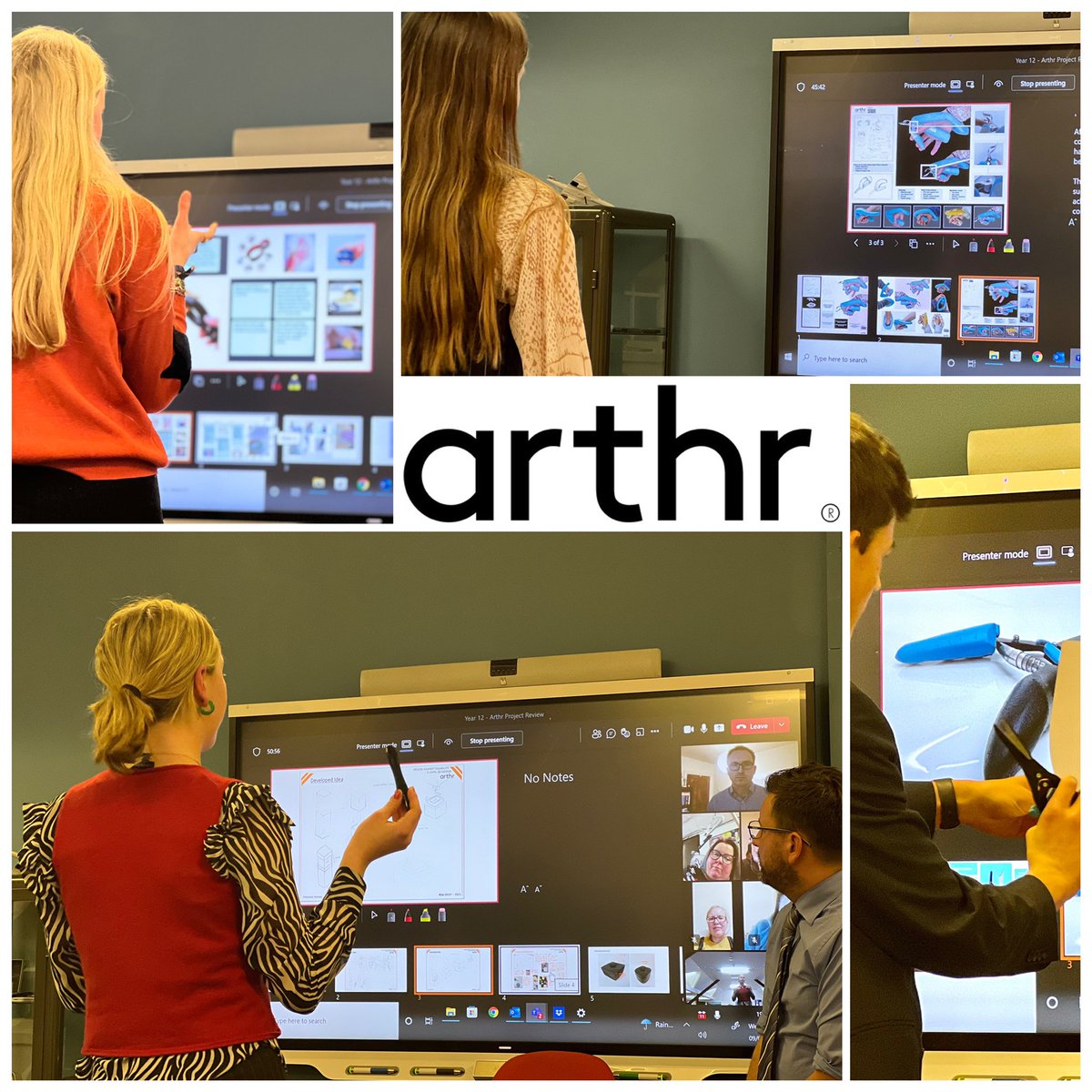DesignBradfield's tweet photo. Our lower 6th finished their live project with @WeAre_Arthr and @VersusArthritis they presented their concepts to the #changemakers all whom suffer with #arthritis several concepts could be taken even further #designer #DT_twitter #designfordisability https://t.co/RdcO3VJ5pD