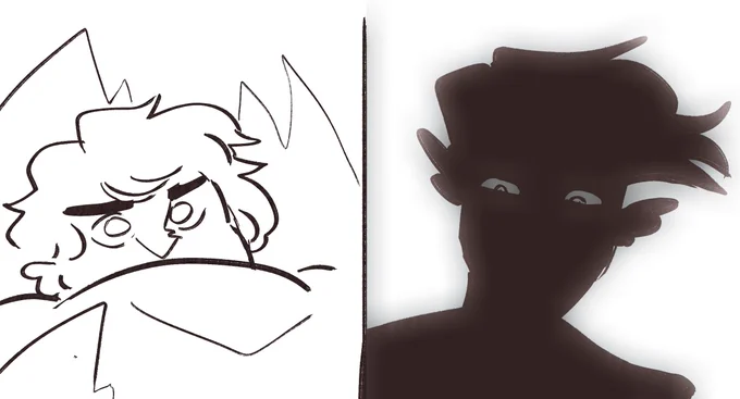 saw a funny tiktok which showed how newborn kids see their parents and this shit looks like this, like its not wholesome thats terrifying 