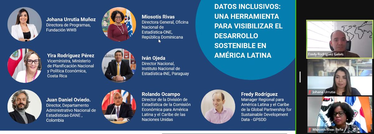 FundacionWWBCol's tweet photo. "Para la #FundaciónWWBColombia es muy importante no solo alinearnos con organizaciones como el @DANE_Colombia y la @cepal_onu, sino también compartir la información y los #datos que tenemos para la toma de decisiones para poner en marcha cualquier iniciativa." Destaca @JohanaUM https://t.co/X7zIG40N5x
