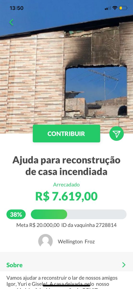 psiletties's tweet photo. RT DO AMOR! ❤️
ano passado, perdi meu primo pro covid. esta semana a casa que ele morava (que ficou para os filhos dele) pegou fogo e foi completamente destruída. eles perderam tudo, inclusive roupas e documentos e uma cachorrinha que ficou presa no +

https://t.co/L2NlgaY7O6 https://t.co/WVGwNX2I3M