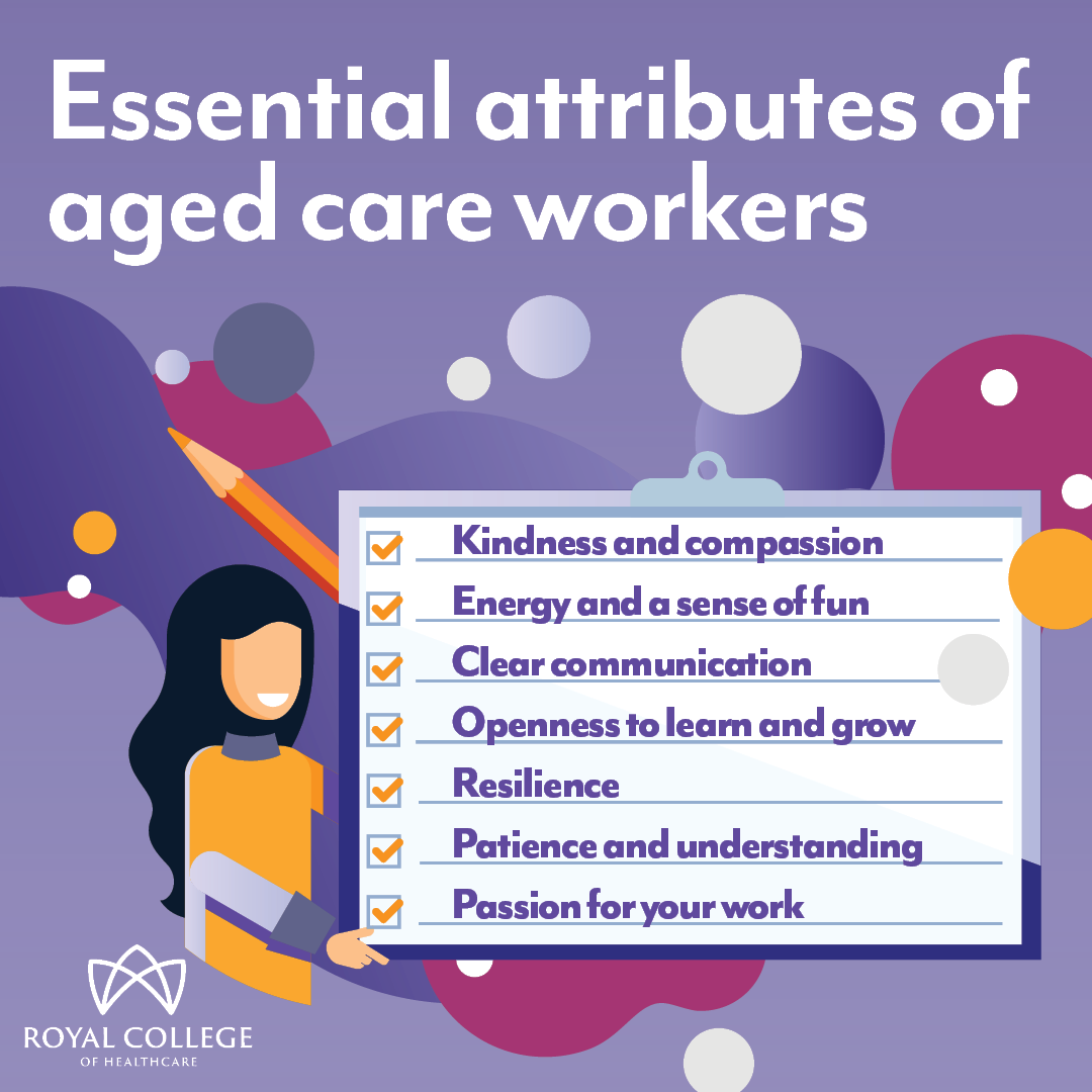 RoyalCollegeRTO's tweet photo. Do you have the skills for aged care?
Having a passion for helping others is a good starting point, but let’s get more specific about some of the qualities that are needed to reach your full potential in #agedcare 💜
https://t.co/iWfSCh6qYI https://t.co/paGKUbVVqQ