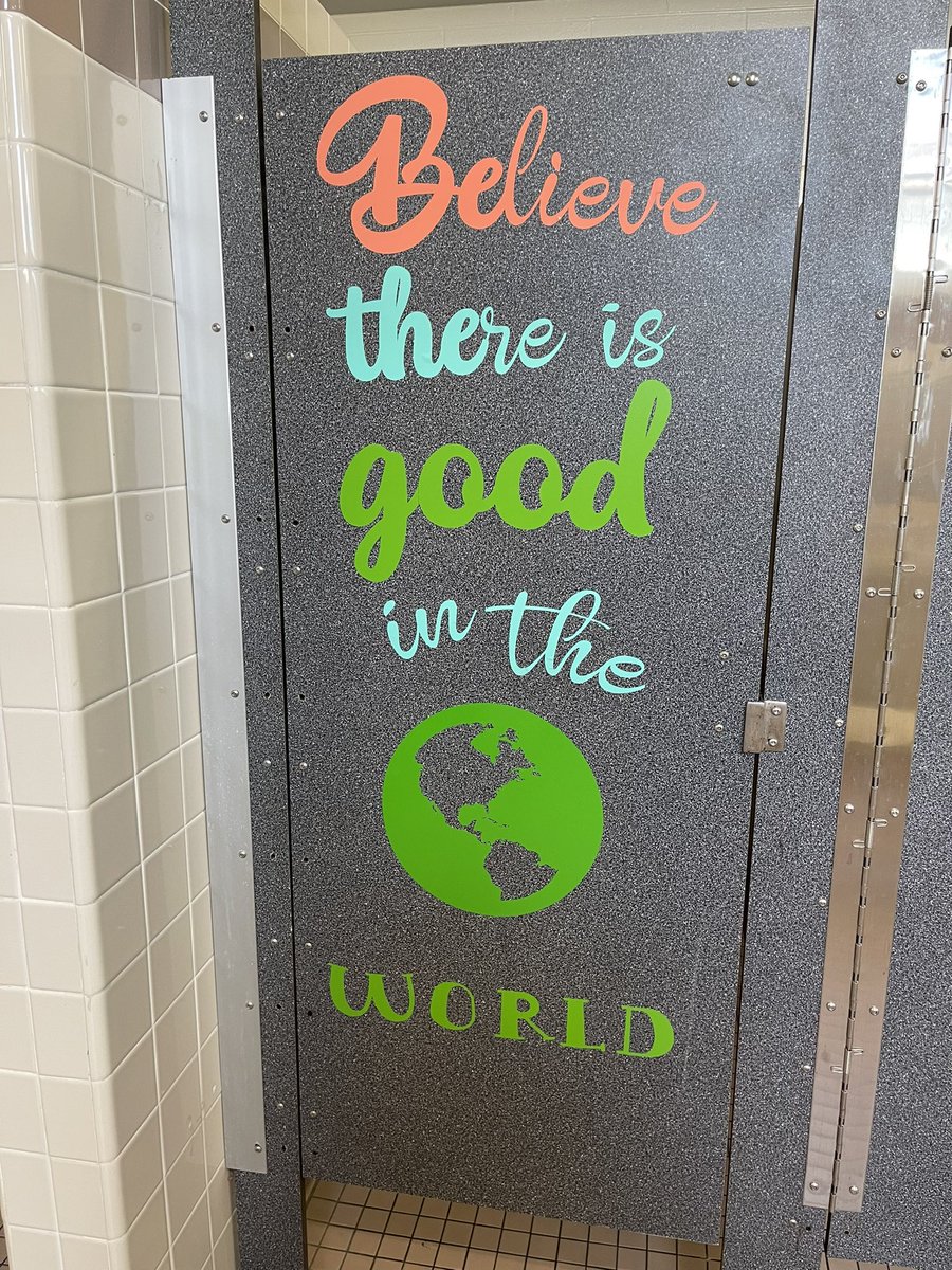 Coach_Comeaux's tweet photo. A huge thanks to our digital media kiddos for creating and applying these decals for our locker rooms! #becausewerewest @msa_w https://t.co/6Ef60E1YhT