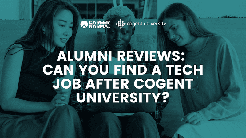 Career_Karma's tweet photo. At #CogentUniversity, @cogentuni, you train to become a #SoftwareDeveloper or #DataAnalyst in the eight weeks #FullStackJavaDevelopment and #DataAnalytics Bootcamps. Hear from Cogent alumni and learn more about their success in tech here.

https://t.co/KJfKhjrpSV https://t.co/E7QyfZwTBC