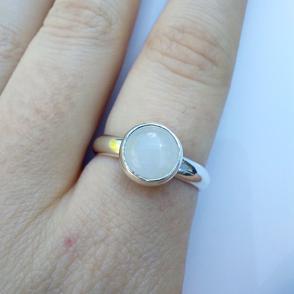 ArtThAoif's tweet photo. I’m very excited to announce this new product available in my stores! It features a beautiful 8mm moonstone on a Sterling silver band. This item will be made to order, to ensure it is the exact size you need! https://t.co/sgeMIKk6uZ