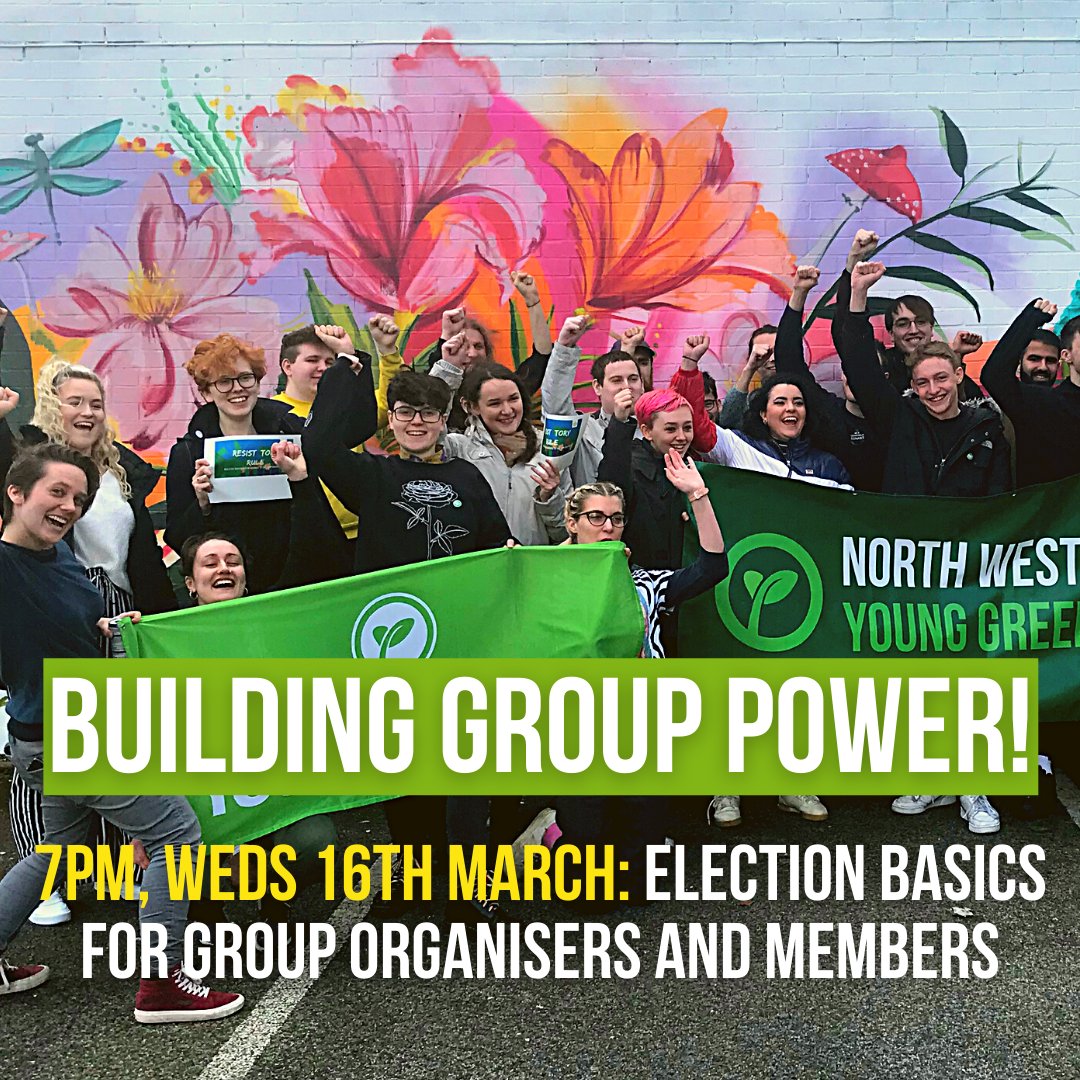 YoungGreenParty's tweet photo. 🚨 We're putting together a team of Young Greens to support our 2022 Local Election Campaign and we want you to be part of it!

💚 Sign-up to our Building Group Power on the 16th March, 7pm, learn about our election campaign and meet other organisers 👉https://t.co/88poJHmbqo https://t.co/190Xu58cvf