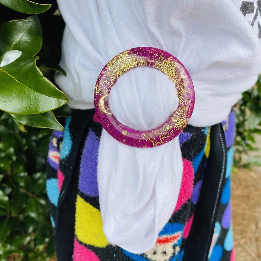 I can’t believe this hella cute shirt buckle hasn’t been claimed yet! She’s just $8.25 and glows in the dark!!!