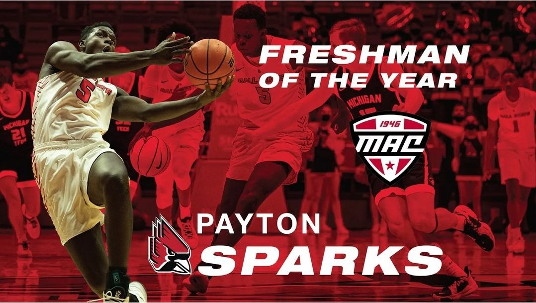 MidwestBBClub's tweet photo. Congrats to @PaytonSparks6 on being named Freshman of the Year in the @MACSports #kidsgood #3ssb https://t.co/ldMxYGlE6R
