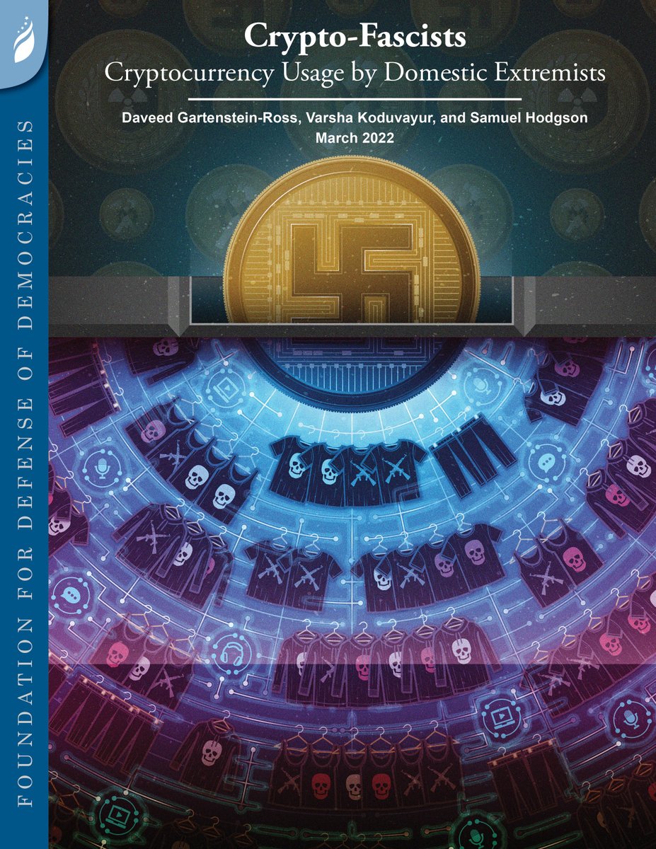 🚨Coming soon from <a href="/DaveedGR/">Daveed Gartenstein-Ross</a> and me🚨 A new <a href="/FDD/">FDD</a> report on how domestic extremists exploit #cryptocurrency. As the Biden admin begins looking at crypto governance, curbing extremists' crypto funding streams will be key to impacting their operations. 

apnews.com/article/russia…