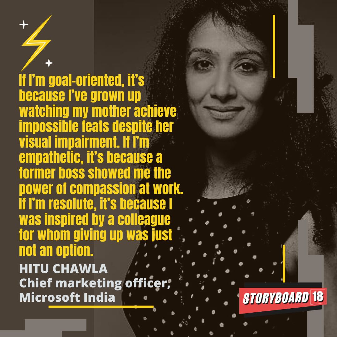 Storyboard18_'s tweet photo. "Whether it’s through direct guidance or simply observing them, I have learned a lot from the women in my life," writes @HituChawla, CMO, @MicrosoftIndia. 

Read: https://t.co/g0StlYr3hi

Storyboard18 #ToHerWithLove @moneycontrolcom

#IWD2022 https://t.co/rutOEEZbUg