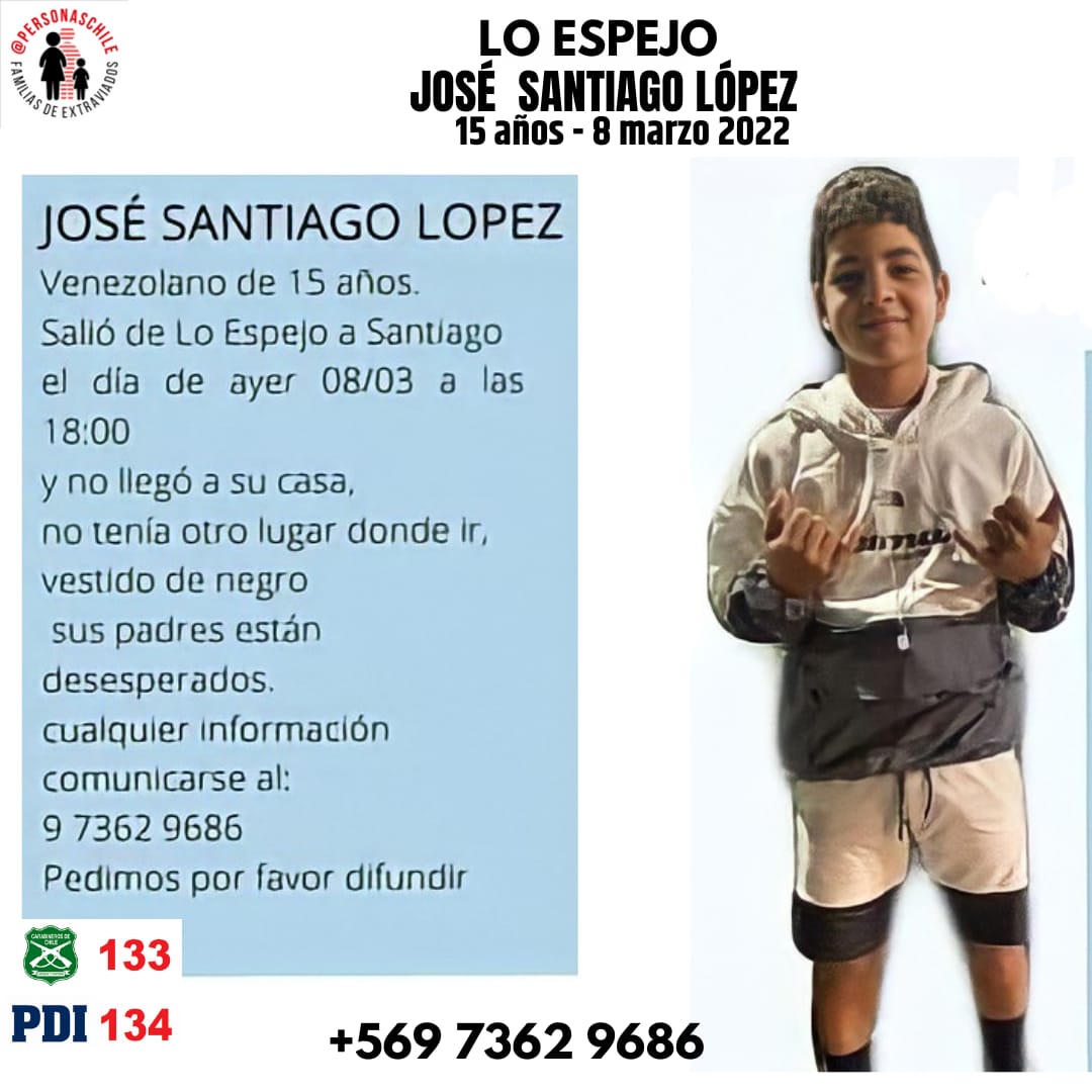 FDesaparecidos's tweet photo. 🆘 ALERTA ACTIVA 🆘
Desde ayer no hay noticias de José
#MENOREXTRAVIADO #MAXIMADIFUSION #URGENTE #LOESPEJO https://t.co/XG6zXRHiaX