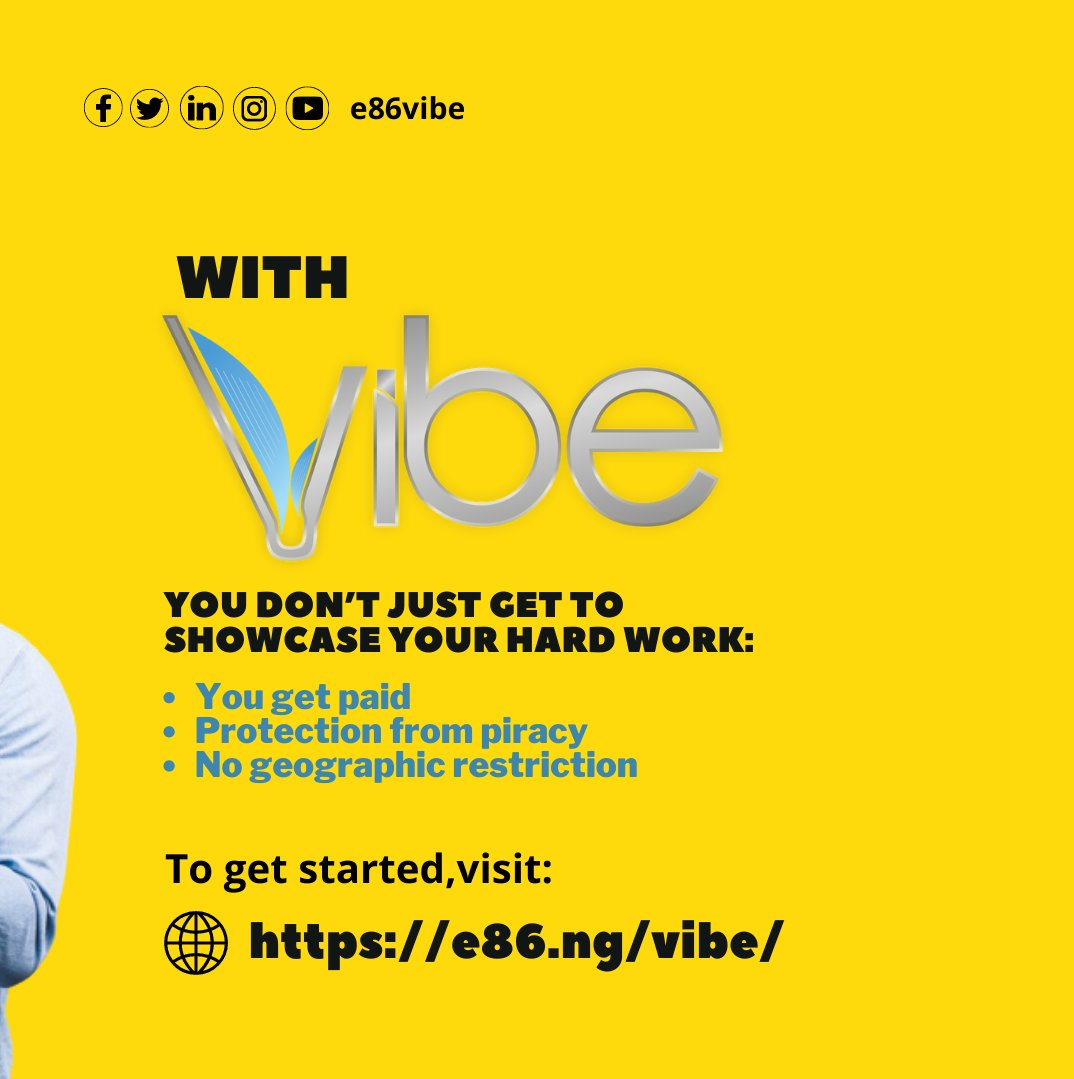 e86vibe's tweet photo. Do you seek a platform to showcase your works?

Your search is over!

The VIBE app is the platform to showcase your creative content for free and start earning.

#e86vibe #contentcreator #contentowner https://t.co/o9RLcEtgjD