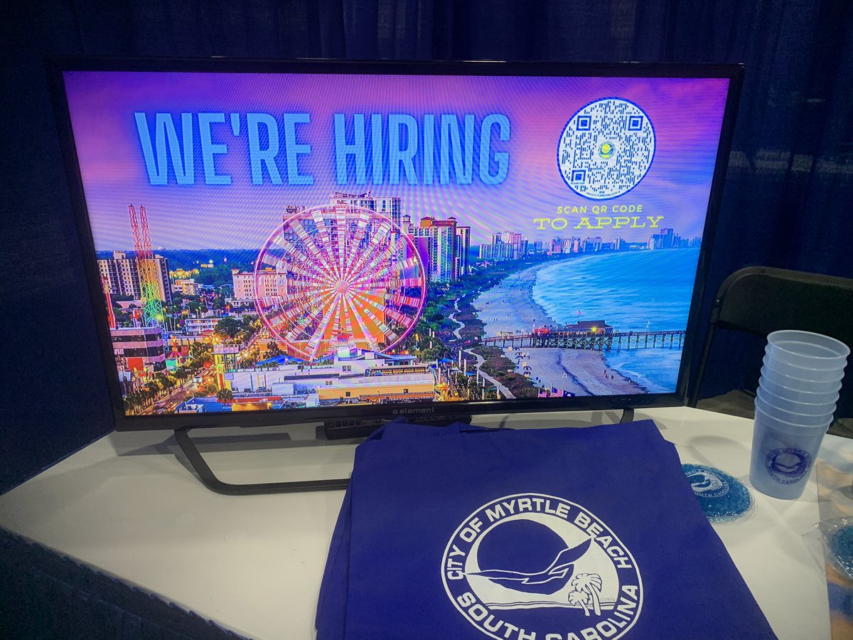 MyrtleBeachFire's tweet image. Looking for a job? The City of Myrtle Beach is hiring for many different positions so come by and see us at the Convention Center today from 11-6 at the Job Fair, or go online at governmentjobs.com/careers/myrtle… to find your next career! #careers #comb #firstinservice #jobfair