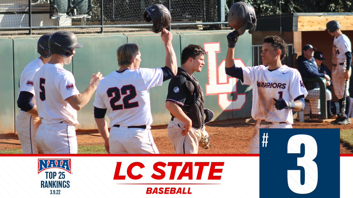 Top 3⃣! <a href="/LCSCBaseball/">Lewis-Clark State Baseball</a> moved up one spot after starting the season 23-1!